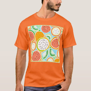 T-shirt Un Art Motif Fruité Coloré