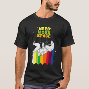 T-shirt Un astronaute a besoin de plus d'espace Rainbow Sp