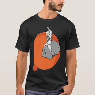 T-shirt Un astronaute à cheval sur un astéroïde