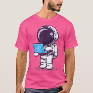 T-shirt Un astronaute achète un billet pour la lune avec A
