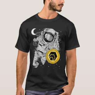 T-shirt Un Astronaute Atteint La Pièce HEX À La Tok Crypto