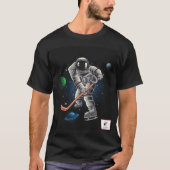 T-shirt Un astronaute dans la conception des engins de hoc (Devant)