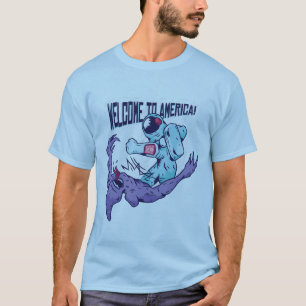 T-shirt Un astronaute de l'armée de l'air américaine qui
