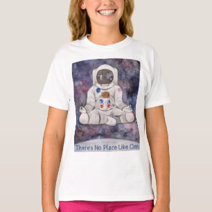 T-shirt Un astronaute de Yoga pour enfants Pas d'endroit c