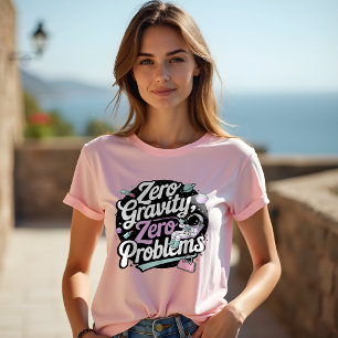 T-shirt Un astronaute en lice Sipping Coffee in Space