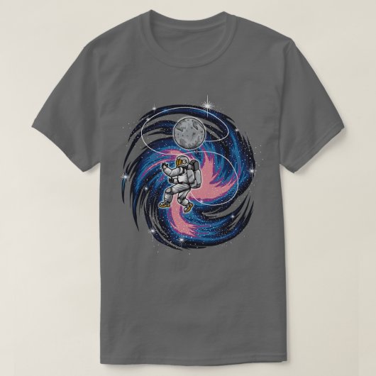 T-shirt Un Astronaute Flotte Dans La Galaxie Spaceman (Design devant)