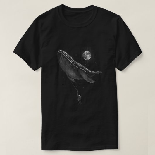 T-shirt Un Astronaute Frappe Une Balade Lune Étoiles Balei (Design devant)
