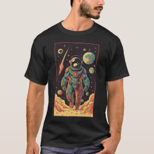 T-shirt Un astronaute géomatique et humoristique