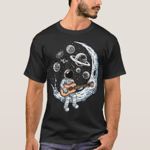 T-shirt Un astronaute joue de la guitare