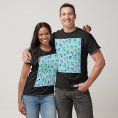 T-shirt Un astronaute lance une fusée spatiale (Unisexe)