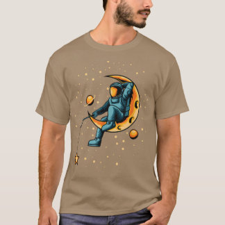 T-shirt Un astronaute pêche pour étoiles Chemise - Funny S