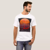 T-shirt Un Astronaute Sur Mars (Devant entier)