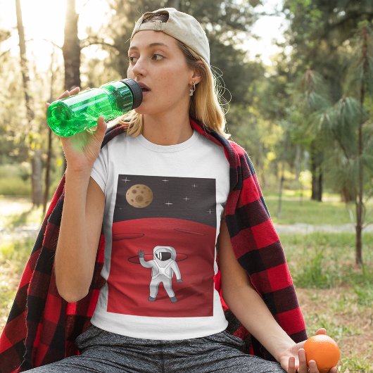 T-shirt Un astronaute sur Mars Space Explorer Red Planet