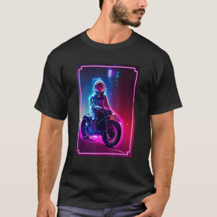 T-shirt Un astronaute sur une moto Espace et science-ficti