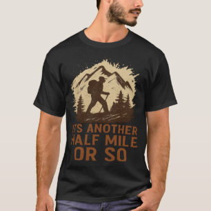 T-shirt Un Autre Demi-Mile Randonnée Randonneur Sac à Dos