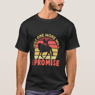 T-shirt Un autre moulin je promets Humour équestre vintage