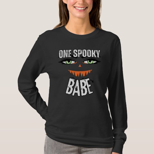T-shirt Un Babe.b Éffrayant (Devant)
