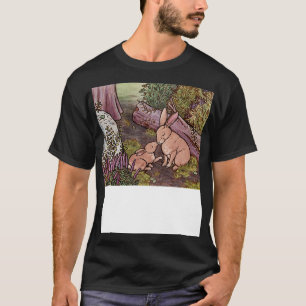 T-shirt Un baiser sur le nez pour Mama Bunny