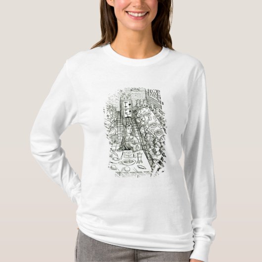 T-shirt Un banquet princier, 1491 (Devant)