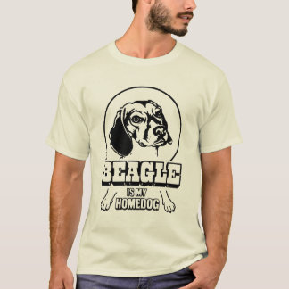 T-shirt Un beagle est mon Homedog