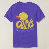 T-shirt Un Beau Canard En Caoutchouc Avec Les Lettres Qui  (Design devant)