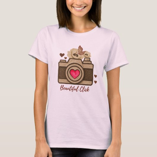 T-shirt Un beau design Click (Devant)