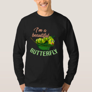 T-shirt Un beau papillon Chenilles Cycle de vie Insecte