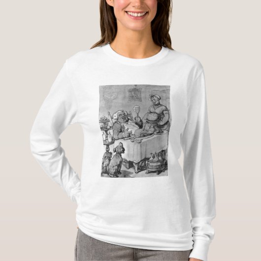 T-shirt Un bon repas, (Devant)