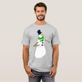 T-shirt un bonhomme de neige (Devant entier)