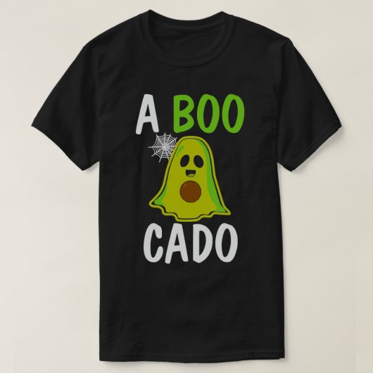 T-shirt Un Boo Cado Vegetarian Vegetarian Avocado (Design devant)
