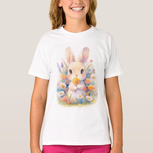 T-shirt Un bouquet de lapin (Devant)