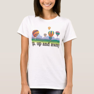 T-shirt Un cadeau coloré de vol de ballon - ballons à ai