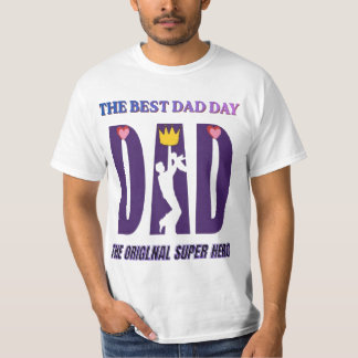 T-shirt Un cadeau pour le meilleur père du monde,