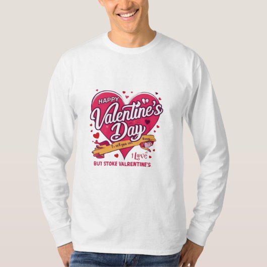 T-shirt Un cadeau romantique pour la Saint Valentin (Devant)