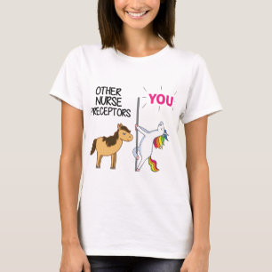 T-shirt Un Cadeau Unicorne Awesome Pour Infirmier Précepte