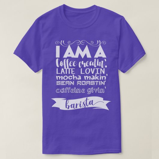 T-shirt Un café (Design devant)