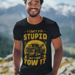 T-shirt Un camionneur plein d'humour qui parle des défis d