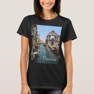 T-shirt Un canal animé à Venise (1900)