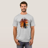 T-shirt Un cercle des flammes (Devant entier)