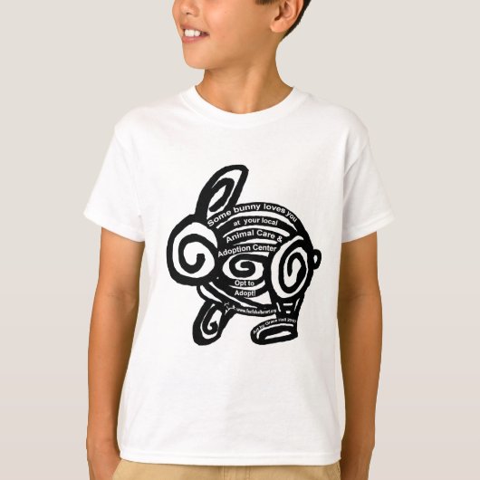 T-shirt Un certain lapin vous aime (Devant)