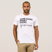 T-shirt un certain type épousent des types (Devant entier)