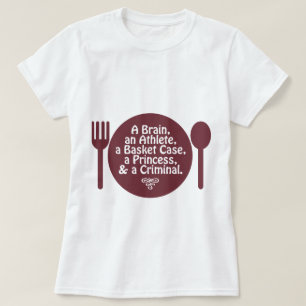 T-shirt Un Cerveau, un Athlète, un Coque de panier... Cult