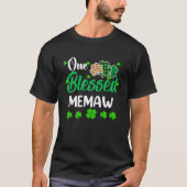 T-shirt Un chanceux souvenir Clover St. Patrick's Day Irla (Devant)