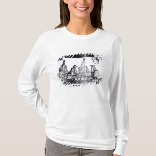 T-shirt Un chariot musical (Devant)