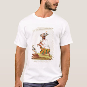 T-shirt Un charmeur indien de serpents avec une Cobra, d'u