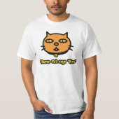 T-shirt Un Chat Chinois Dit "Mao" (Devant)