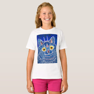 T-shirt Un chat dans le style gothique par Louis Wain