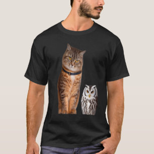 T-SHIRT UN CHAT ET UN HIBOU 5