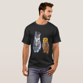 T-SHIRT UN CHAT ET UNE OWL 2 (Devant entier)