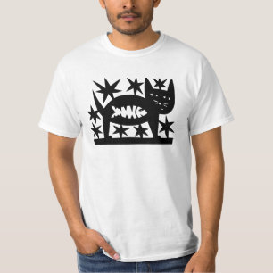 T-shirt Un chat heureux